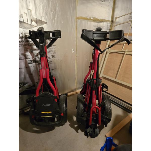2 Walking Golf Bag Carts by BagBoy