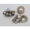 Image 6 : Awesome Vintage 8 Chunky Ring Group 