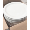Image 2 : RESTAURANTEURS - Heavy Duty 11" Porcelain Dining Plates - Qty 24 - WHITE - 2 of 2 Lots