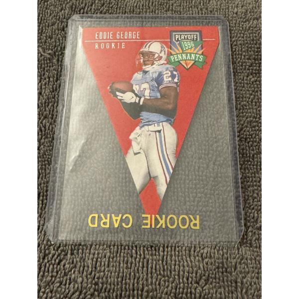 1996 Eddie George Playoff Contenders Pennants Rookie Card - Mint Condition