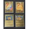 Image 1 : 4 Pokémon Gold Trading Cards - Pikachu Vmax 044/185 Rare (2) Holo - Special Delivery Pikachu SWSH074