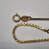 Image 2 : 14K Yellow Gold Serpentine 7" Bracelet - Total Weight: 2.4g