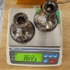 Image 6 : Two Sterling Silver Weighted Candlestick Holders Made By Duchin Creation ~ Total Weight: 382.2 Grams