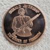 Image 1 : Donald Trump "Defender of Freedom" 1 oz .999 Pure Copper Round