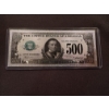 Image 1 : Incredible $500 William McKinley .999999 Silver Foil Note In Protective Holder - Mint Condition