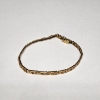 Image 2 : Gorgeous Vintage 14K Yellow Gold Link Bracelet - 7" - Total Weight: 7.9g