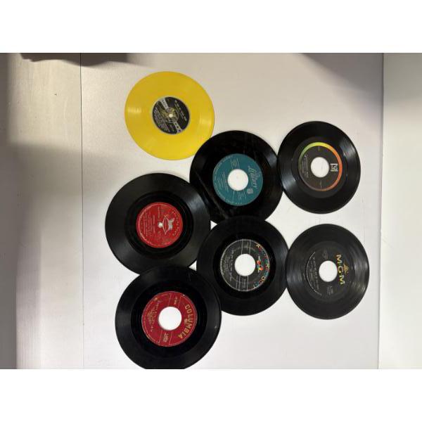 Records - Some in Disk Case - Some in Box - Some Loose - MGM - Disneyland - Peter Pan -Donna Summer 