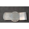 Image 2 : Sterling Silver Money Clip With 1957 90% Silver Franklin Half Dollar - Total Weight: 33.7g