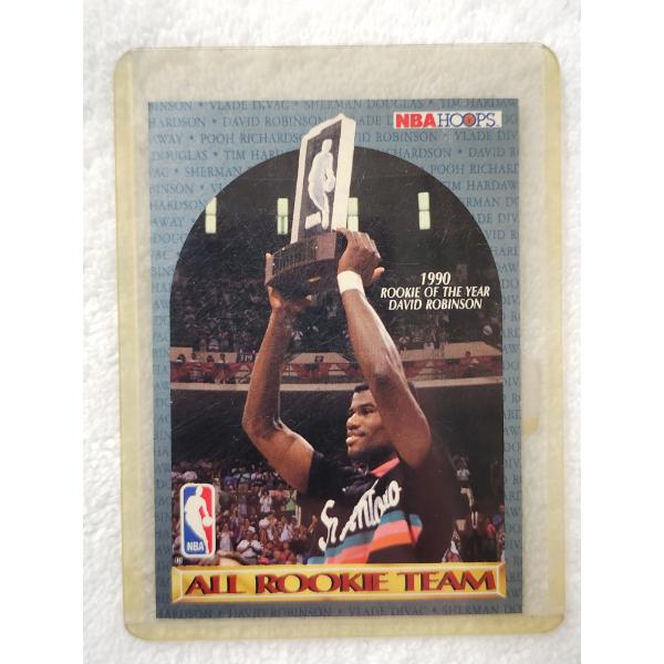 1990 NBA Hoops All Rookie Team David Robinson Basketball Trading Card