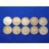 Image 5 : x10 Assorted Years 90% Silver Walking Liberty Half Dollars FV: $5.00