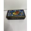 Image 1 : Floral Stained Glass Jewelry Box with Ring and Small Compartments - 7 inches 