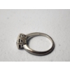 Image 4 : 14K White Gold Art Deco 2-Stone Diamond Ring - Size 6.5 - TW: 2.5g