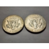 Image 4 : Two 1968 40% Silver Kennedy Half Dollars - $1.00 Face Value