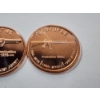 Image 4 : 3 - 1 AVDP Ounce .999 Fine Copper Rounds: 9/11, Colt 45, & M16 Rifle Designs (3 oz Total) Mint Cond.