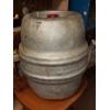 Image 3 : Vintage Galvanized Steel? / Aluminum?  Beer Keg - See Pics