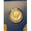 Image 9 : American Historic Society 4 Mercury Silver Dime Display W/13C US Stamp-Ft. 1923, 1924-S, 1925 & 1926