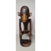 Image 1 : Vintage 10" Tall African Wood Hand Carved Sculpture 