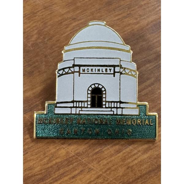 Vintage President William McKinley Monument Canton, Ohio Collector Pin - Mint Condition