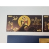 Image 2 : x2 Tim Burton's The Nightmare Before Christmas $100 24K Gold Foil Banknotes w/ CoA