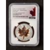 Image 2 : NGC Reverse Proof 70 Canada 2022 Silver 1 Oz Maple Leaf Super Incuse Rose Gilt