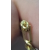 Image 7 : Vintage 14K Yellow Gold Herringbone 16" Chain Necklace With Bezel-set Round Diamond - Weight: 6.0g