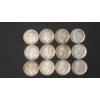 Image 1 : Assorted Years/Mint Marks 90% Silver Roosevelt Dimes - Face Value: $1.20