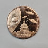 Image 1 : Aliens Over the Capitol Building 1 ADVP oz .999 Fine Copper Round