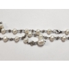 Image 4 : Stunning Jared Pearl Station Necklace w/ Sterling Silver Clasp & Textured Spacer Beads - TW: 13.7g