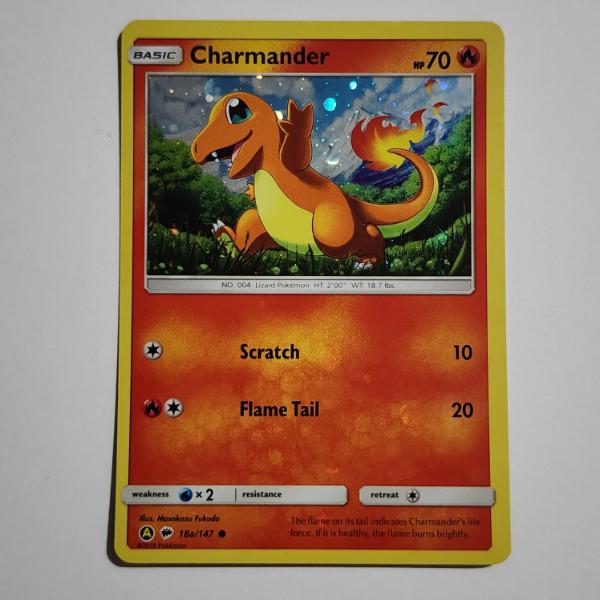 Charmander 18a/147 Holo Rare Pokemon Trading Card