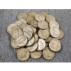 Image 1 : Lot of 50 Assorted Silver Wartime Nickels - $2.50 Face Value