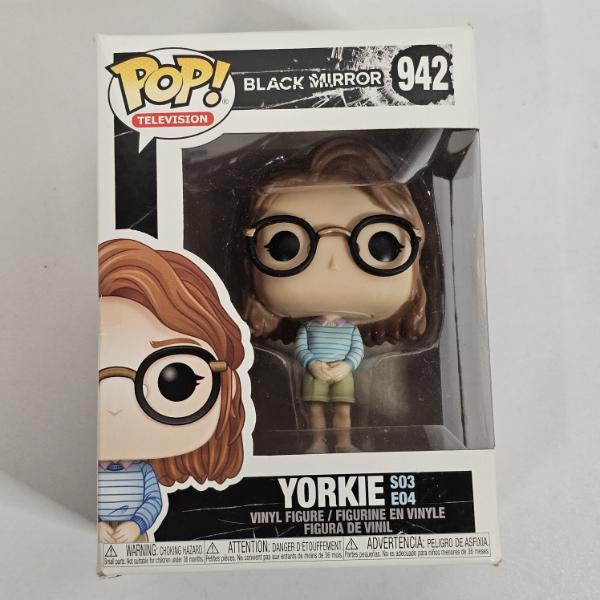Funko Pop! Television #942 Figure of the Character Yorkie from Black Mirror Episode "San Junipero"