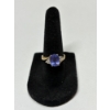 Image 3 : Stunning 14k Gold Tanzanite and Diamond Ring -3.6 Grams - Size 6.5 