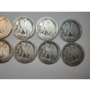 Image 7 : x10 Assorted Years Silver Walking Liberty Half Dollars Face Value: $5.00