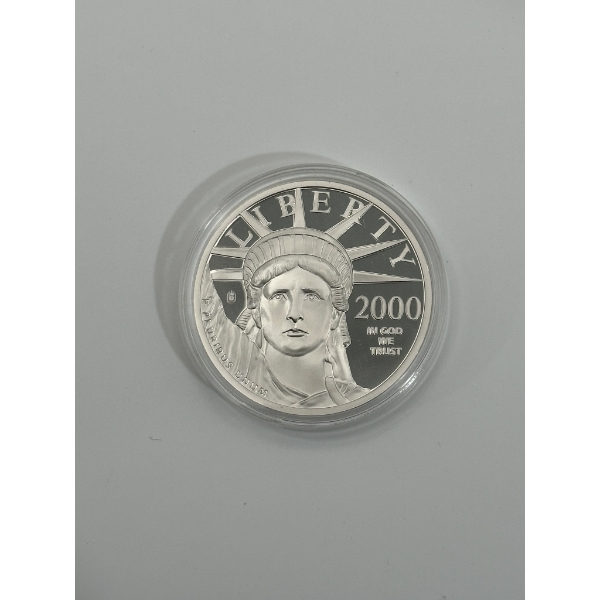 PLATINUM LAYERED $100 EAGLE REPLICA, 2000 (COPY)