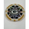 Image 1 : Incredible Green Bay Packers Officially Licensed 11.5 Clay Holographic Poker Chip - Low Production