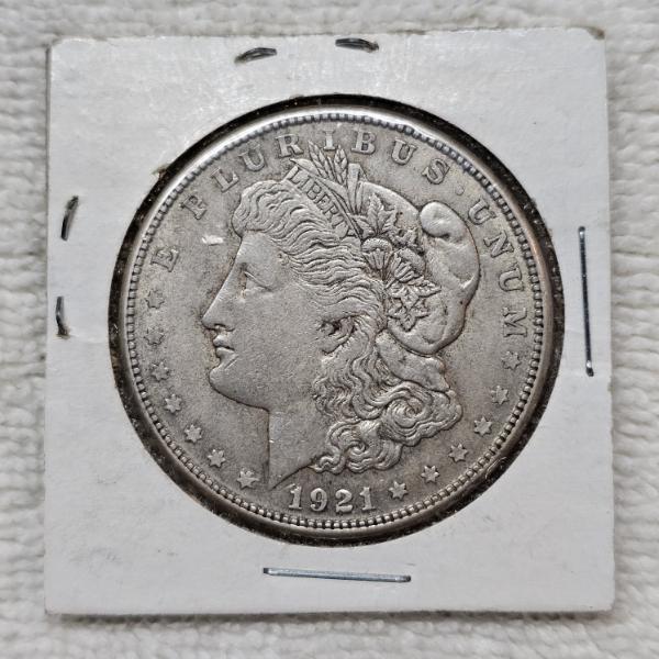 1921 Morgan 90% Silver Dollar FV: $1.00