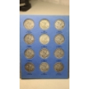 Image 4 : 1937 To 1947 Liberty Standing Half Dollar Whitman Coin Collection Book- Face Value: $14.50