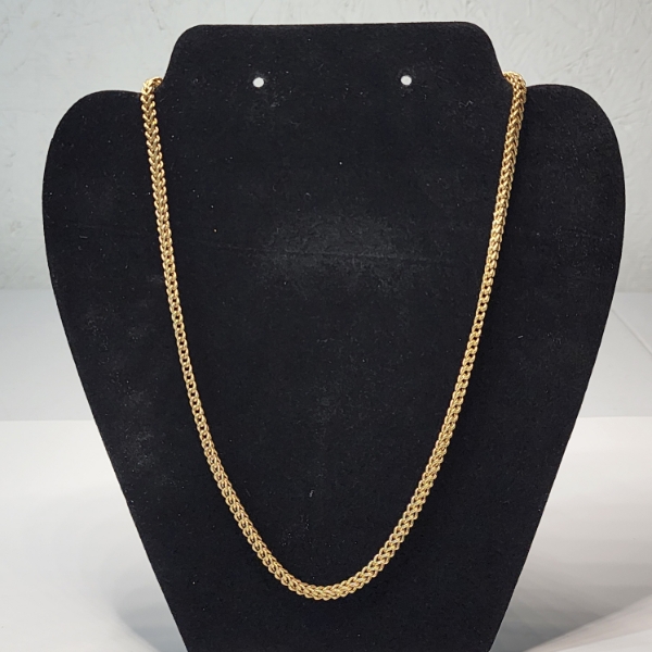 Incredible 18K Yellow Gold Franco Chain ~20" Necklace - TW: 15.0g