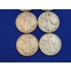 Image 3 : x6 Assorted Years Walking Liberty 90% Silver Half Dollars FV: $3.00