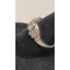Image 2 : Beautiful 14K Women's Vintage Art Deco Ring With Diamonds - Size 6 - Weight: 3.5g