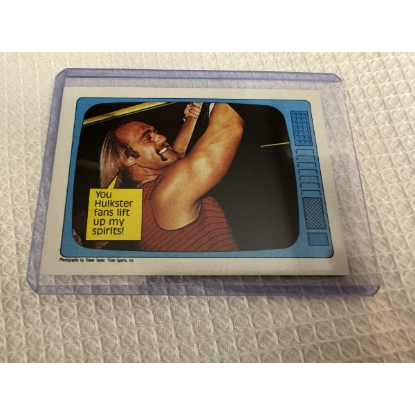 1985 Topps Hulk Hogan "The Superstars" ROOKIE Year Wrestling Card - Mint Condition