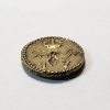 Image 4 : Rare Early 1800's King George III 1:7 Guinea Coin Weight - Georgian Era Brass Weight