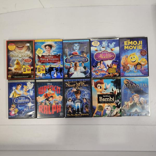 Disney & Family Favorites DVD Lot (10 Movies) (see description)