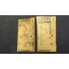 Image 3 : (2) 2020 & 2021 1/1000th Troy Ounce 24K Gold 1 Goldback Notes - New Hampshire & Nevada 