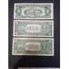 Image 2 : U.S. VINTAGE CURRENCY - 3 PCS - 2 ($1) SILVER CERTIFICATES & 1 ($2) 1963 RED SEAL U.S.NOTE -SEE DESC