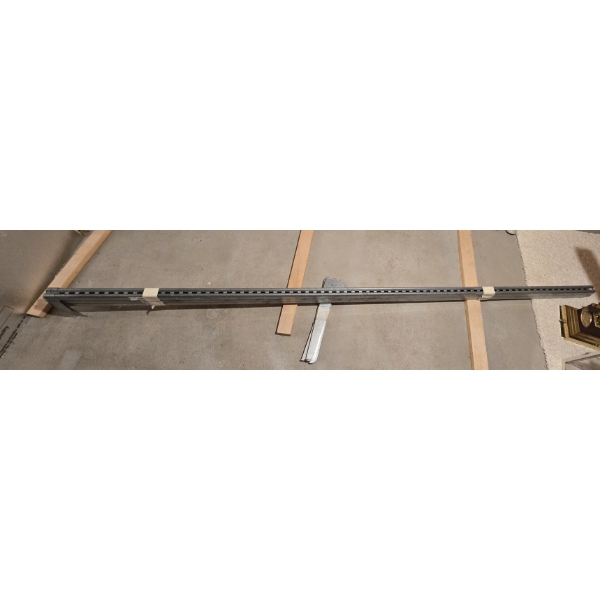 Metal Shelving with Track and Brackets