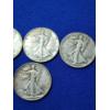 Image 4 : x8 Assorted Years 90% Silver Walking Liberty Half Dollars FV: $4.00