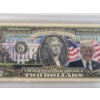 Image 16 : The Bradford Exchange Mint President Donald Trump $2 Note Collection In 16" x 9" Wooden Case
