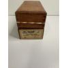 Image 6 : Old Steel alphabet stamp set in its original wooden box with letters & handwritten note for stamping