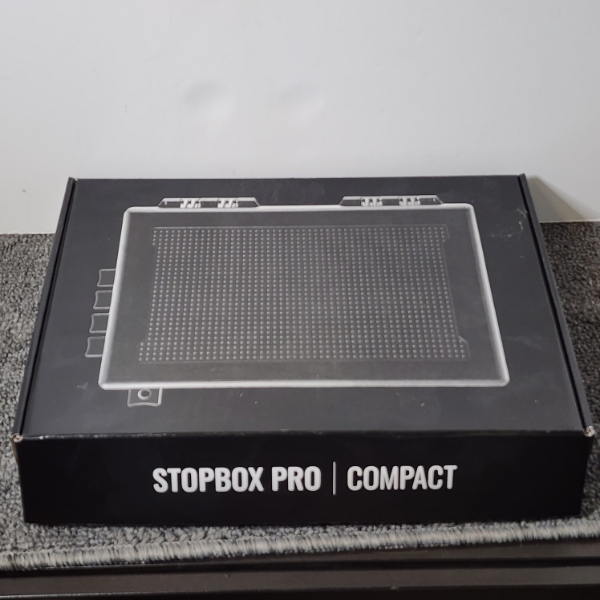 OPEN BOX UNUSED STOPBOX PRO ~ Handgun Retention & Storage Device ~ NO BATTERIES ~ FINGER LOCK ~